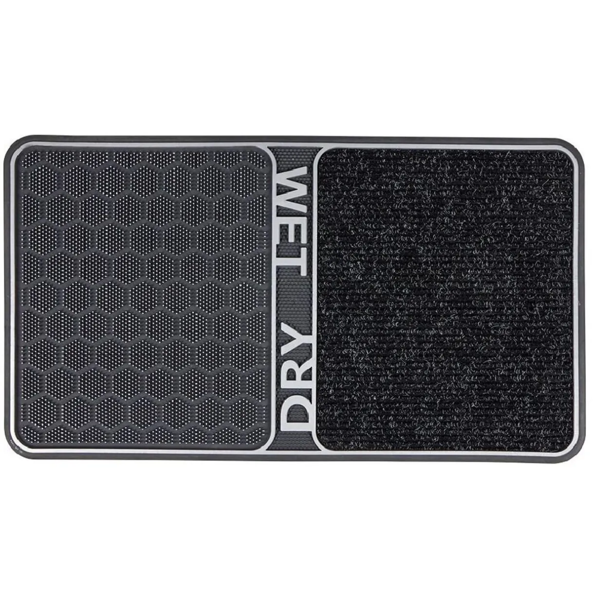 Nettoyage Et Entretien|Gifi Paillasson double fonction WET DRY noir 80x45cm