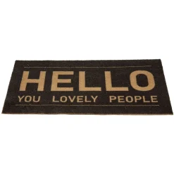 Nettoyage Et Entretien|Gifi Paillasson extérieur imprimé marron 75x45 cm