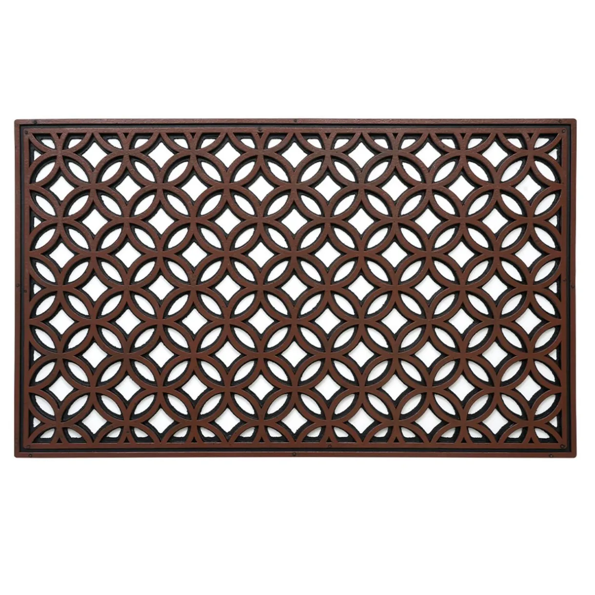 Nettoyage Et Entretien|Gifi Paillasson extérieur rosace ajourée 100% caoutchouc 75x45cm