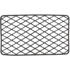 Nettoyage Et Entretien|Gifi Paillasson grille caoutchouc essuie-pieds noir