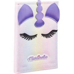 New Gifi Palette à maquillage Martinelia forme livre design licorne 49 pièces