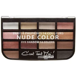 Online Gifi Palette Ombre paupière x14 teintes chocolat brun n°01