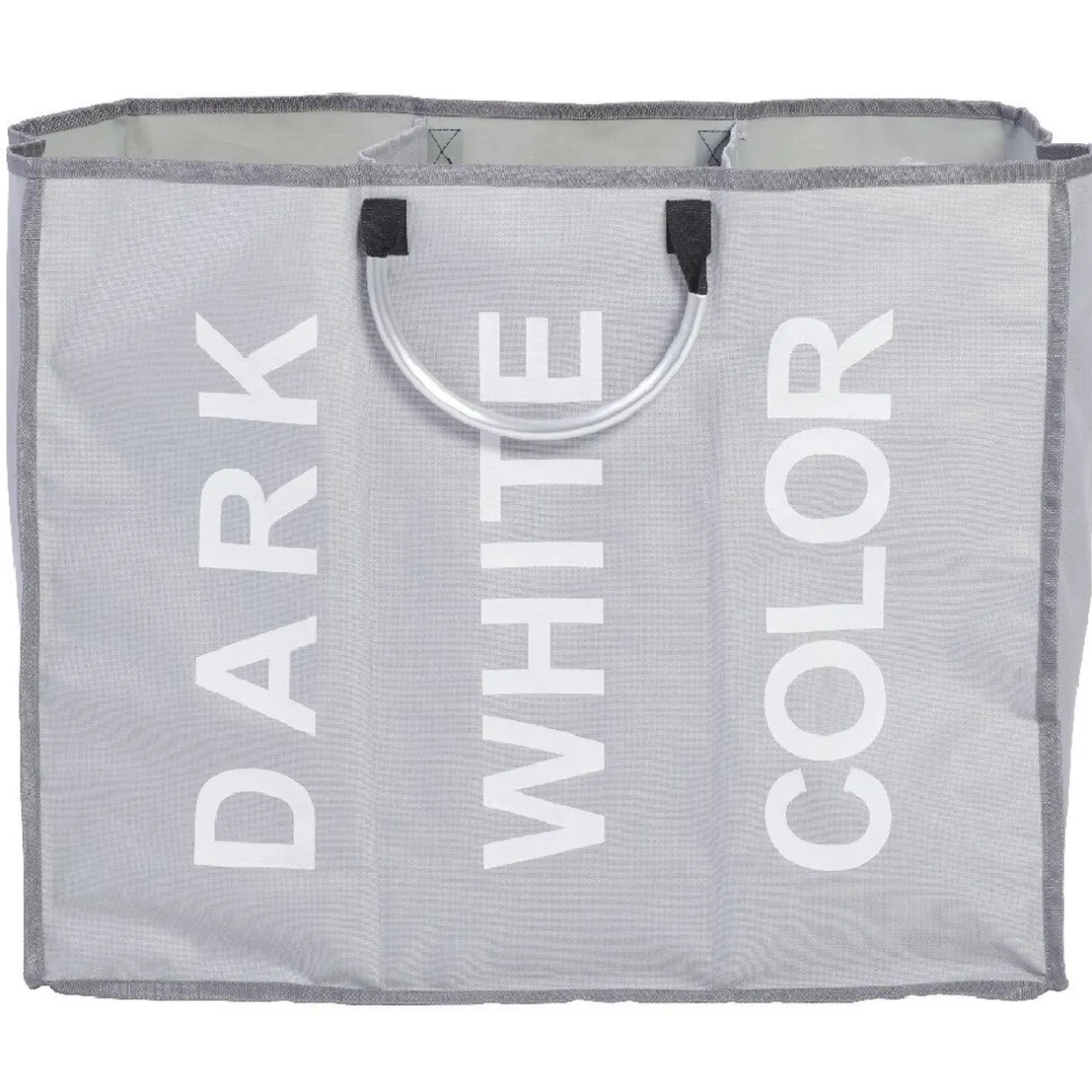 Entretien Du Linge|Gifi Panier à linge 3 compartiments gris