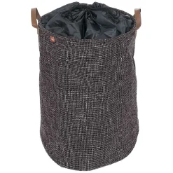 Entretien Du Linge|Gifi Panier à linge rond gris 56L