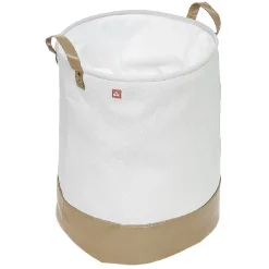 Entretien Du Linge|Gifi Panier à linge rond gris 56L