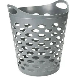 Entretien Du Linge|Gifi Panier à linge souple en plastique couleur unie 54L