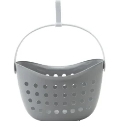 Entretien Du Linge|Gifi Panier avec 12 pinces à linge gris