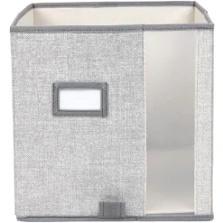 Rangement|Gifi Panier de rangement à fenêtre gris