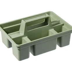 Rangement|Gifi Panier de rangement compartimenté vert