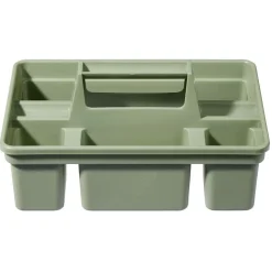 Rangement|Gifi Panier de rangement compartimenté vert