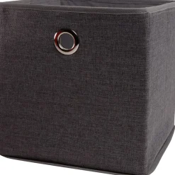 Rangement|Gifi Panier de rangement déco gris