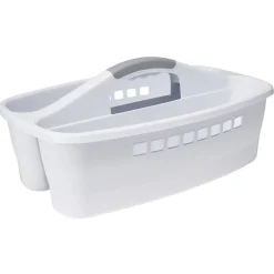 Rangement|Gifi Panier de rangement en plastique 2 compartiments - 42x28xH18 cm