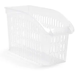 Rangement|Gifi Panier de rangement en plastique transparent 30x13xH.17,5cm