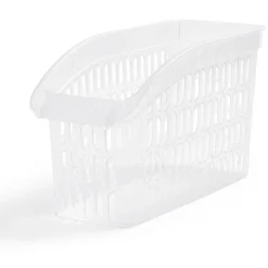 Rangement|Gifi Panier de rangement en plastique transparent 30x13xH.17,5cm