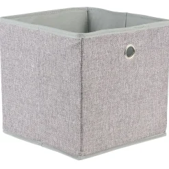 Rangement|Gifi Panier de rangement polyester gris