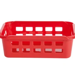 Rangement|Gifi Panier de rangement rouge