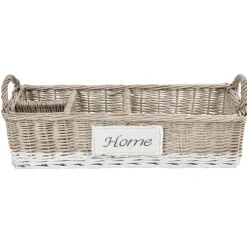 Rangement|Gifi Panier en osier naturel