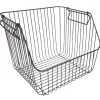 Rangement|Gifi Panier filaire superposable métal noir