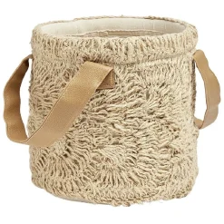 Rangement|Gifi Panier jute dentelle