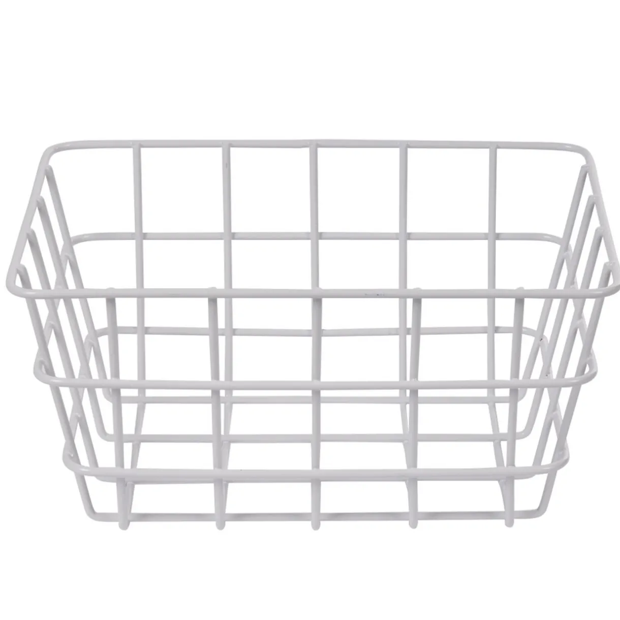Entretien Du Linge|Gifi Panier métal filaire blanc
