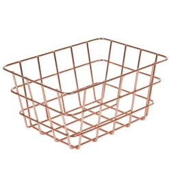 Entretien Du Linge|Gifi Panier métal filaire doré