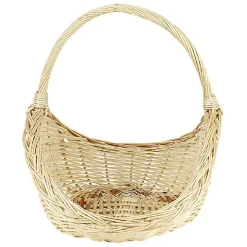 New Gifi Panier porte bûche osier grand modèle