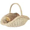New Gifi Panier porte bûche osier petit modèle