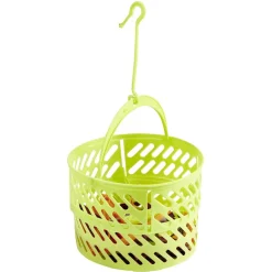 Entretien Du Linge|Gifi Panier rond avec pince à linge x 30