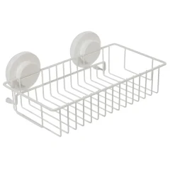 Best Gifi Panier serviteur de douche à ventouse blanc