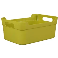 Rangement|Gifi Panière à anses empilable en plastique