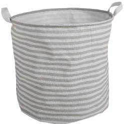 Entretien Du Linge|Gifi Panière à linge coton motif rayures x3