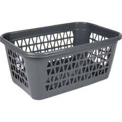Entretien Du Linge|Gifi Panière à linge grise 40 L