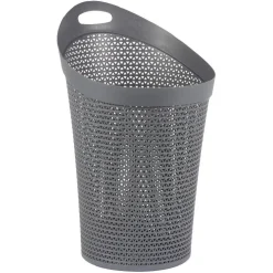 Entretien Du Linge|Gifi Panière à linge ovale avec poignée grise 100 L