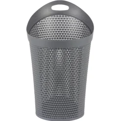 Entretien Du Linge|Gifi Panière à linge ovale avec poignée grise 100 L