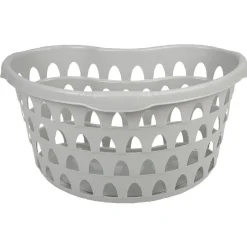 Entretien Du Linge|Gifi Panière à linge ovale gris