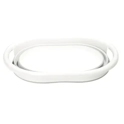 Entretien Du Linge|Gifi Panière à linge rétactable 26L plastique gris et blanc