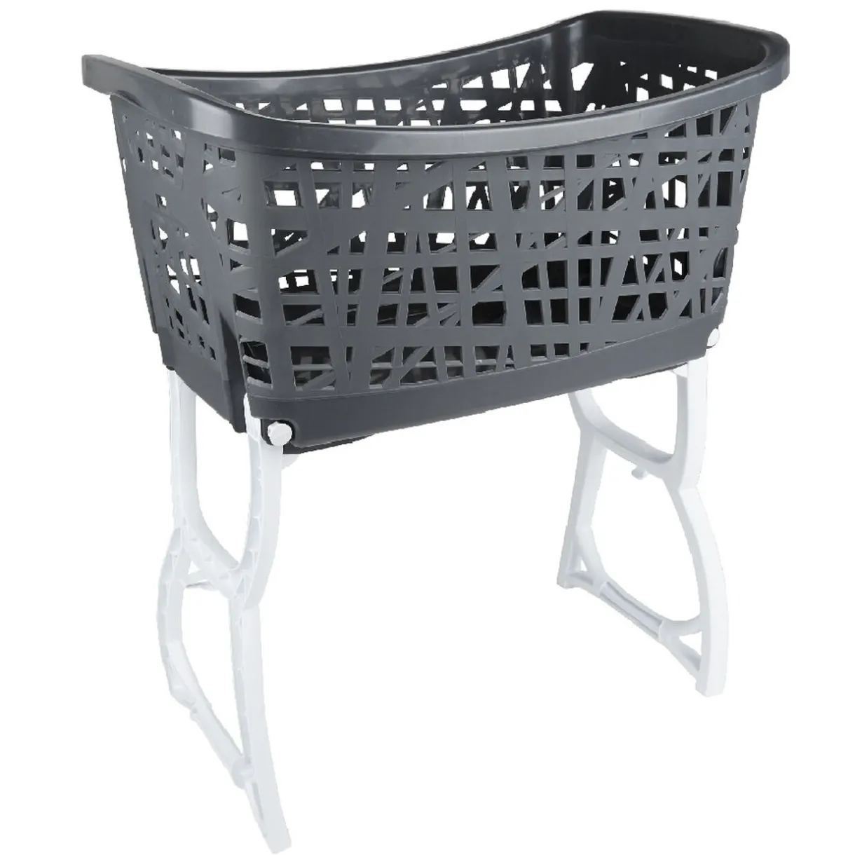 Entretien Du Linge|Gifi Panière à linge sur pieds et roulettes