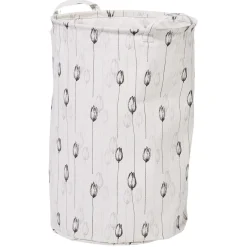 Entretien Du Linge|Gifi Panière à linge waterproof imprimé en coton