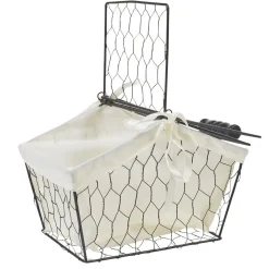 Rangement|Gifi Panière avec anse marron