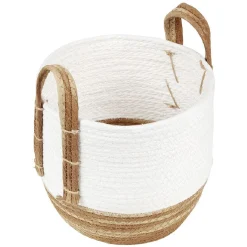Rangement|Gifi Panière bicolore avec anse petit et grand modèle x2