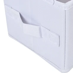 Rangement|Gifi Panière blanche rectangulaire Box Cube