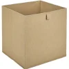 Rangement|Gifi Panière Box Cube unie beige 31x29x31cm