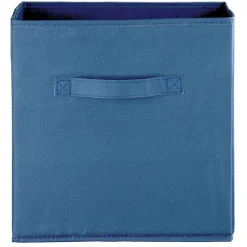 Rangement|Gifi Panière Box Cube 31x29x31cm bleu