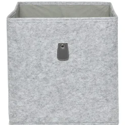 Rangement|Gifi Panière Box Cube 31x29x31cm feutrine gris