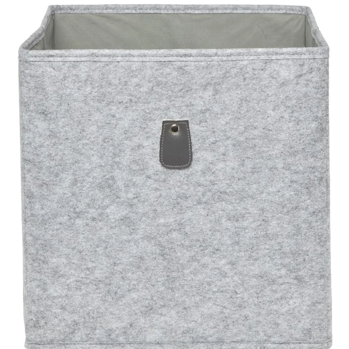 Rangement|Gifi Panière Box Cube 31x29x31cm feutrine gris