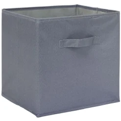 Rangement|Gifi Panière Box Cube 31x29x31cm gris
