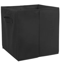 Rangement|Gifi Panière Box Cube 31x31x31cm noir