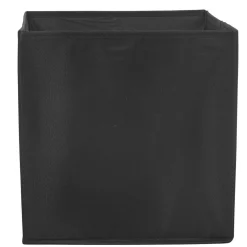 Rangement|Gifi Panière Box Cube 31x31x31cm noir