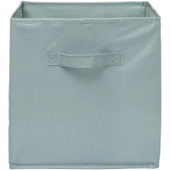 Rangement|Gifi Panière Box Cube 31x29x31cm vert d'eau