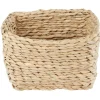 Rangement|Gifi Panière carrée imitation osier naturel